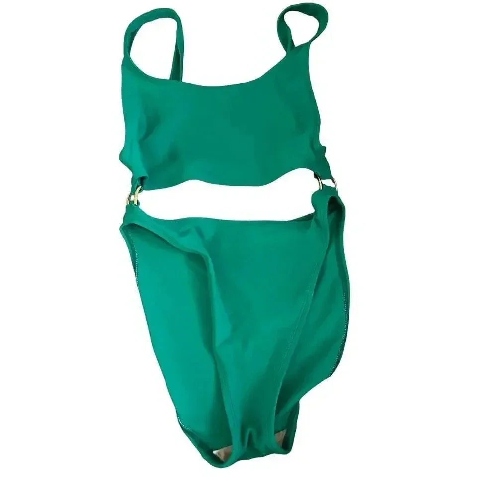 Anne Cole Women's Green Bikini Push Up Two Piece Swimsuits Size Plus 14
